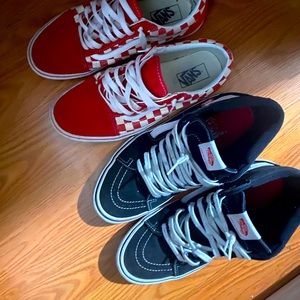 •Flame Old School•PRIMARY CHECK OLD SKOOL•SK8-HI